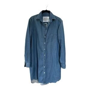 Frank & Eileen Mary Shirtdress in Vintage Stonewashed Indigo Size XS